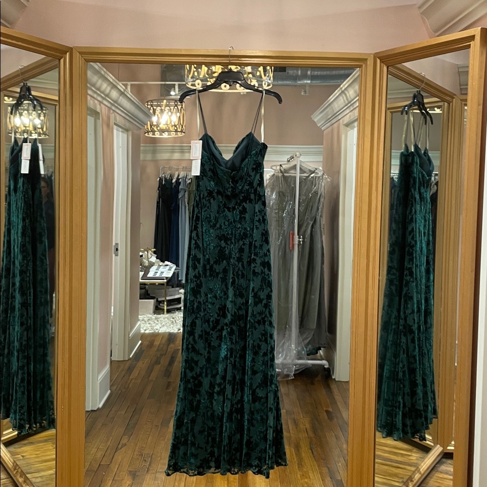 Jenny Yoo Emerald Floral Maxi Dress - Picture 6 of 10